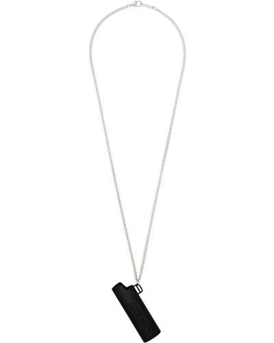 Ambush Halskette mit Feuerzeug-Anhänger - Schwarz