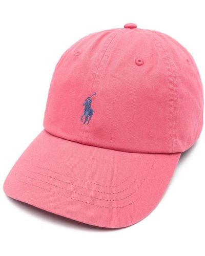 Polo Ralph Lauren Polo Pony Cotton Cap - Pink