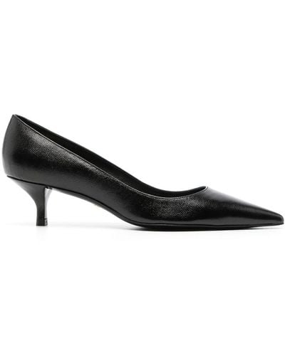 Stuart Weitzman Kitten Leren Pumps - Zwart