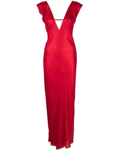 Parlor Starlet Maxi-jurk Met Pailletten - Rood