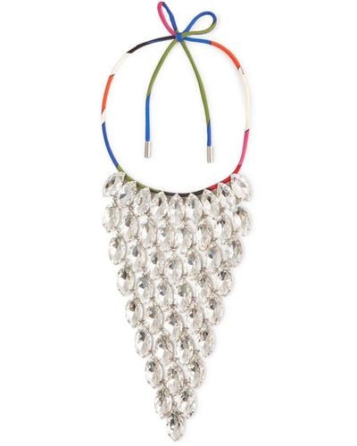 Emilio Pucci Crystal-embellished Necklace - White
