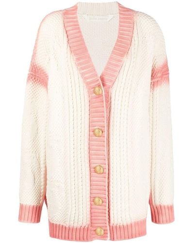 Palm Angels Cardigan mit Sprühflakon - Pink