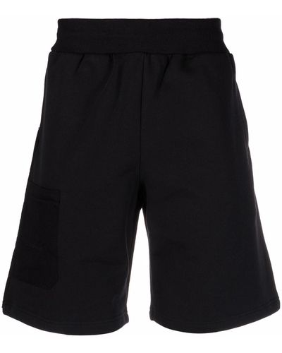 A_COLD_WALL* Logo-embroidered Cotton Shorts - Black