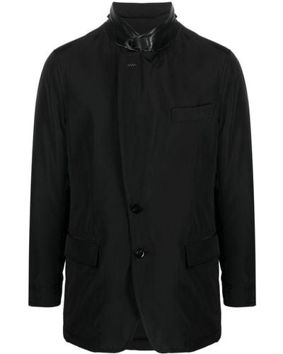 Tom Ford ハイネック シングルジャケット - ブラック