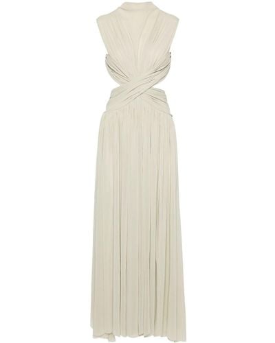 Philosophy Di Lorenzo Serafini Cut-out Detail Dress - White