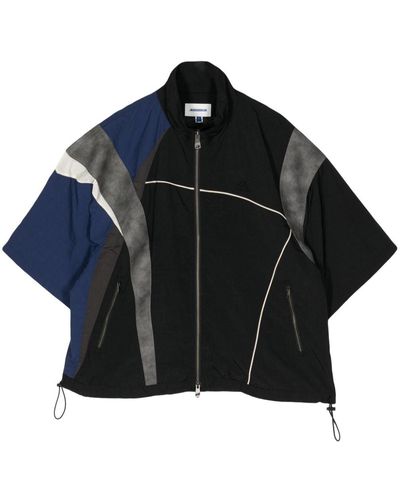 Adererror Colour-block Short-sleeve Jacket - Black