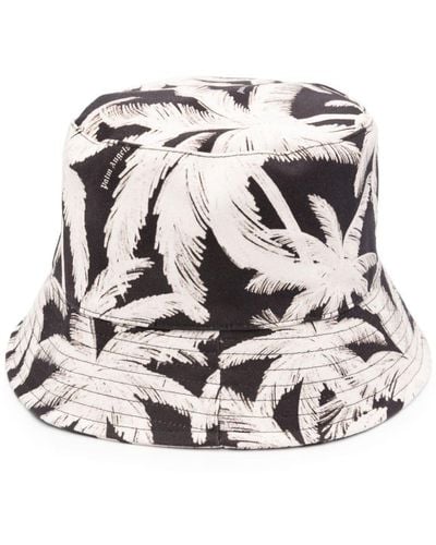 Palm Angels Palms Fischerhut - Weiß