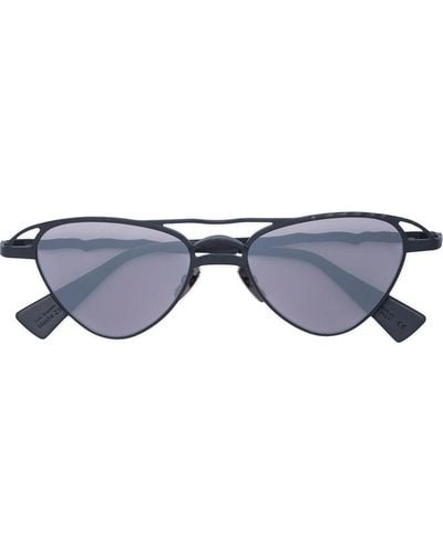 Kuboraum Cat-Eye-Sonnenbrille mit farbigen Gläsern - Blau