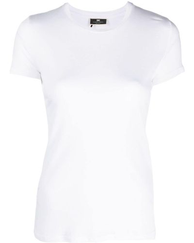 Elisabetta Franchi チェーン Tシャツ - ホワイト