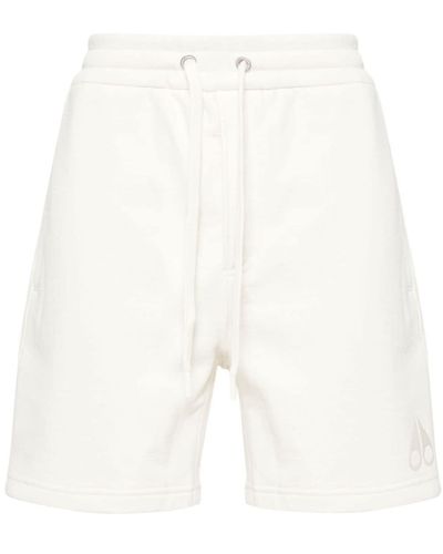 Moose Knuckles Clyde Track Shorts - White
