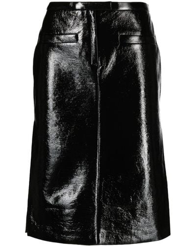 Courreges ローライズ スカート - ブラック
