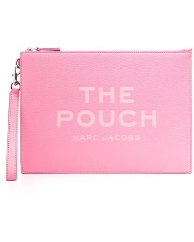Marc Jacobs Bolso The Leather Large Pouch - Rosa