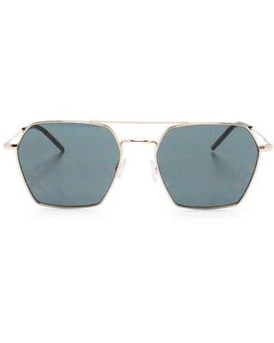 BOSS 1533/s Geometric-frame Sunglasses - Blue
