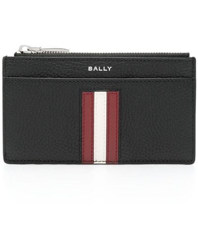 Bally Ribbon Leather Wallet - Black