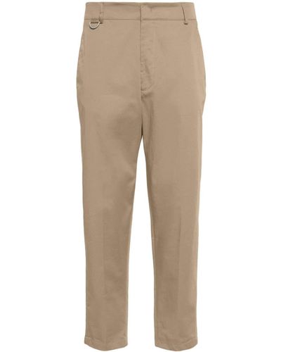 Low Brand Pantalones ajustados con costuras - Neutro