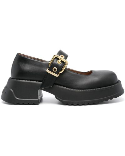 Marni Mary Jane 60Mm Court Shoes - Black