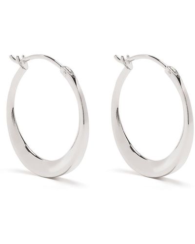 Dinny Hall Signature Small Hoop Earrings - Natural