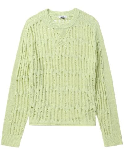 Eytys Jaxon Open-knit Sweater - Green