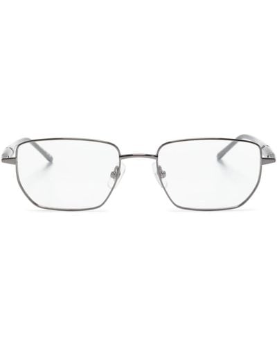 Montblanc スクエア眼鏡フレーム - メタリック