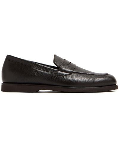 Harry's Of London Penny-slot Leather Loafers - Black