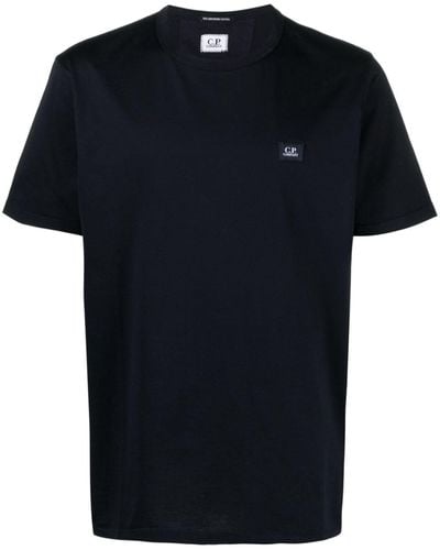 C.P. Company Katoenen T-shirt Met Logopatch - Zwart