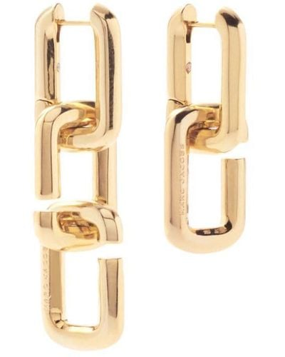 Marc Jacobs The J Marc Chain-link Earrings - White