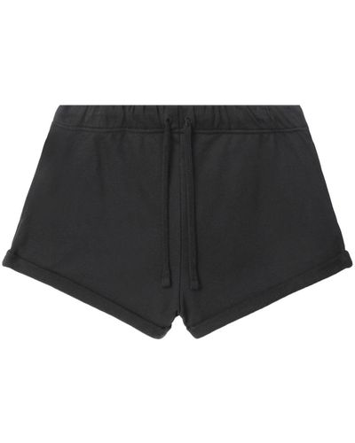 IRO Emmy Organic-cotton Mini Shorts - Black
