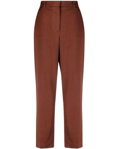 JOSEPH Pantalon de tailleur à coupe droite - Rouge