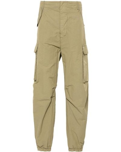 Laneus Cargo-pockets Wide-leg Trousers - Natural