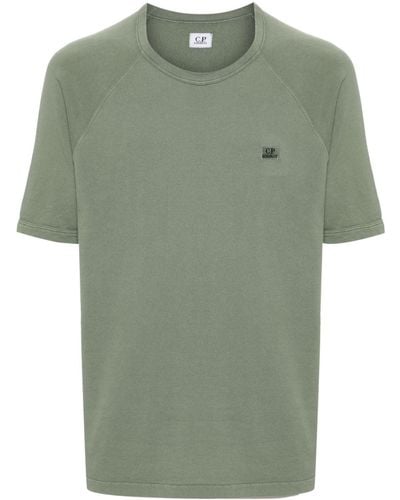 C.P. Company T-shirt con ricamo - Verde