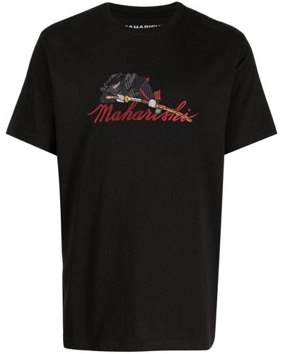 Maharishi Ninjutsu Organic-cotton T-shirt - Black