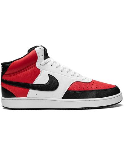 Nike Court Vision Mid Nba "chicago Bulls" Sneakers - Red