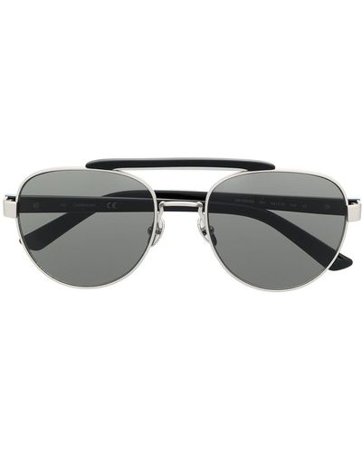 Calvin Klein Ck19306s Pilot-frame Sunglasses - Black