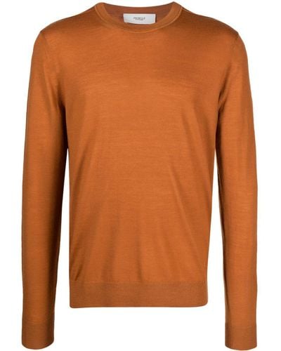 Pringle of Scotland Crew-neck Knitted Sweater - Orange