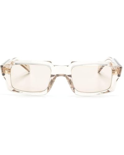 Cutler and Gross 9495 Rectangle-frame Sunglasses - Natural