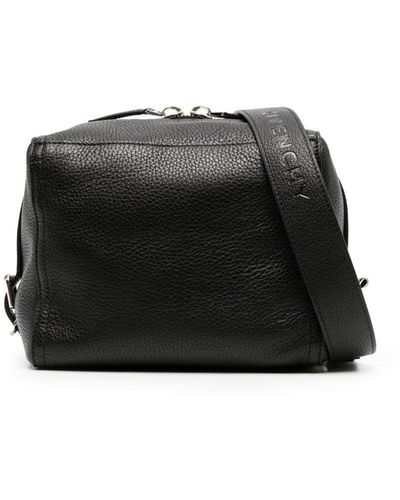 Givenchy Small Pandora Leather Crossbody Bag - Black