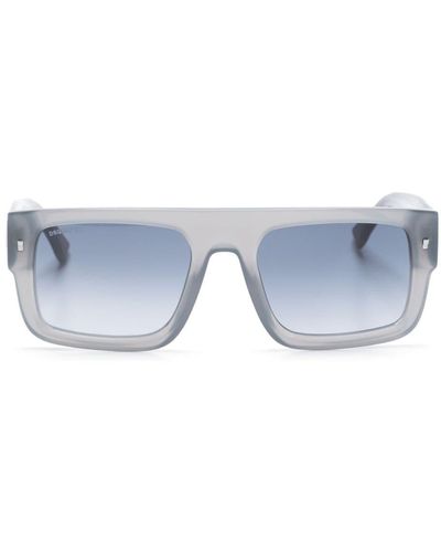 DSquared² Gafas de sol Icon 0008/S con montura rectangular - Azul