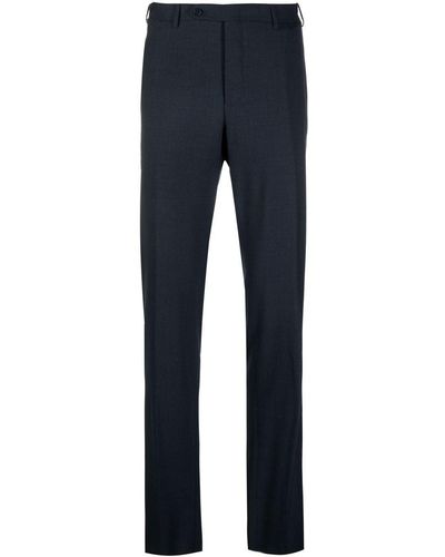 Canali Straight-leg Tailored Trousers - Blue