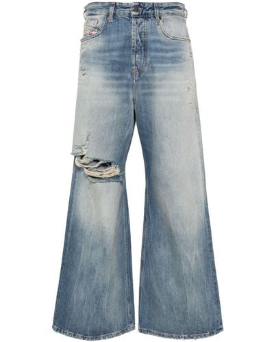 DIESEL Jeans D-Sire 09h58 svasati a vita bassa 1996 - Blu