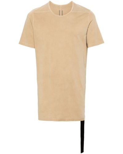 Rick Owens Level T Cotton T-shirt - Natural
