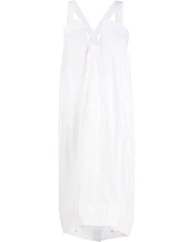 Maison Margiela V-neck Dress - White