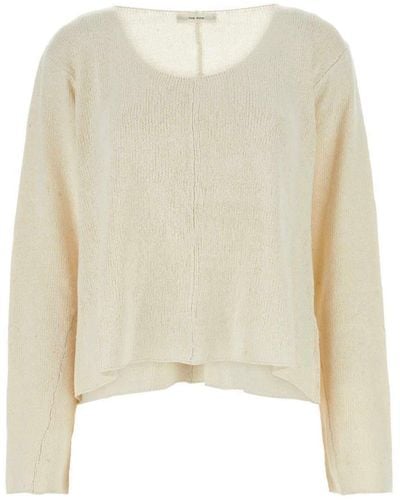 The Row Fesia Knitted Sweatshirt - Natural