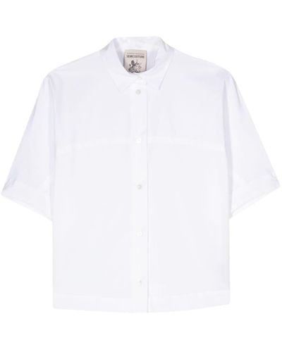 Semicouture Wide-sleeve Shirt - White