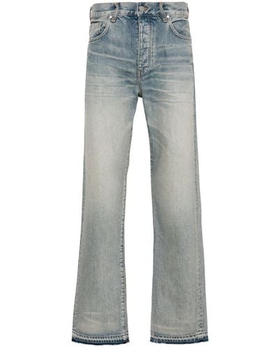 Amiri Straight-Leg-Jeans mit Release-Saum - Blau