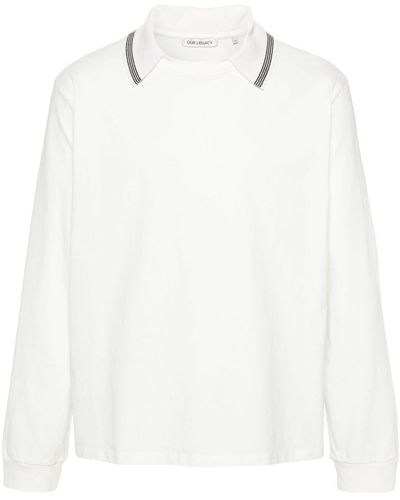 Our Legacy Graphic-print Cotton Sweatshirt - White