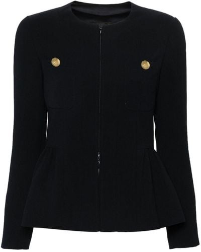 Emporio Armani Zipped Short Jacket - Black