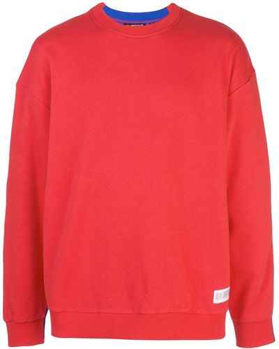 Mostly Heard Rarely Seen Fanatic Crew Neck Sweatshirt - Red