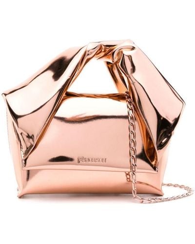 JW Anderson Small Twister Tote Bag - Pink