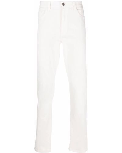 Zegna Jean à coupe cigarette - Blanc