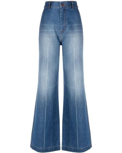 Sea Fallon Straight-leg Jeans - Women's - Cotton - Blue